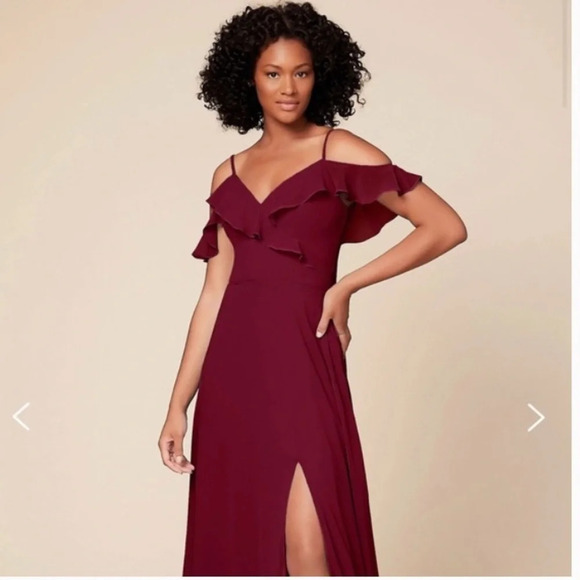 Dear Cleo Layla Dress‎ Sangria 2 - Picture 1 of 7